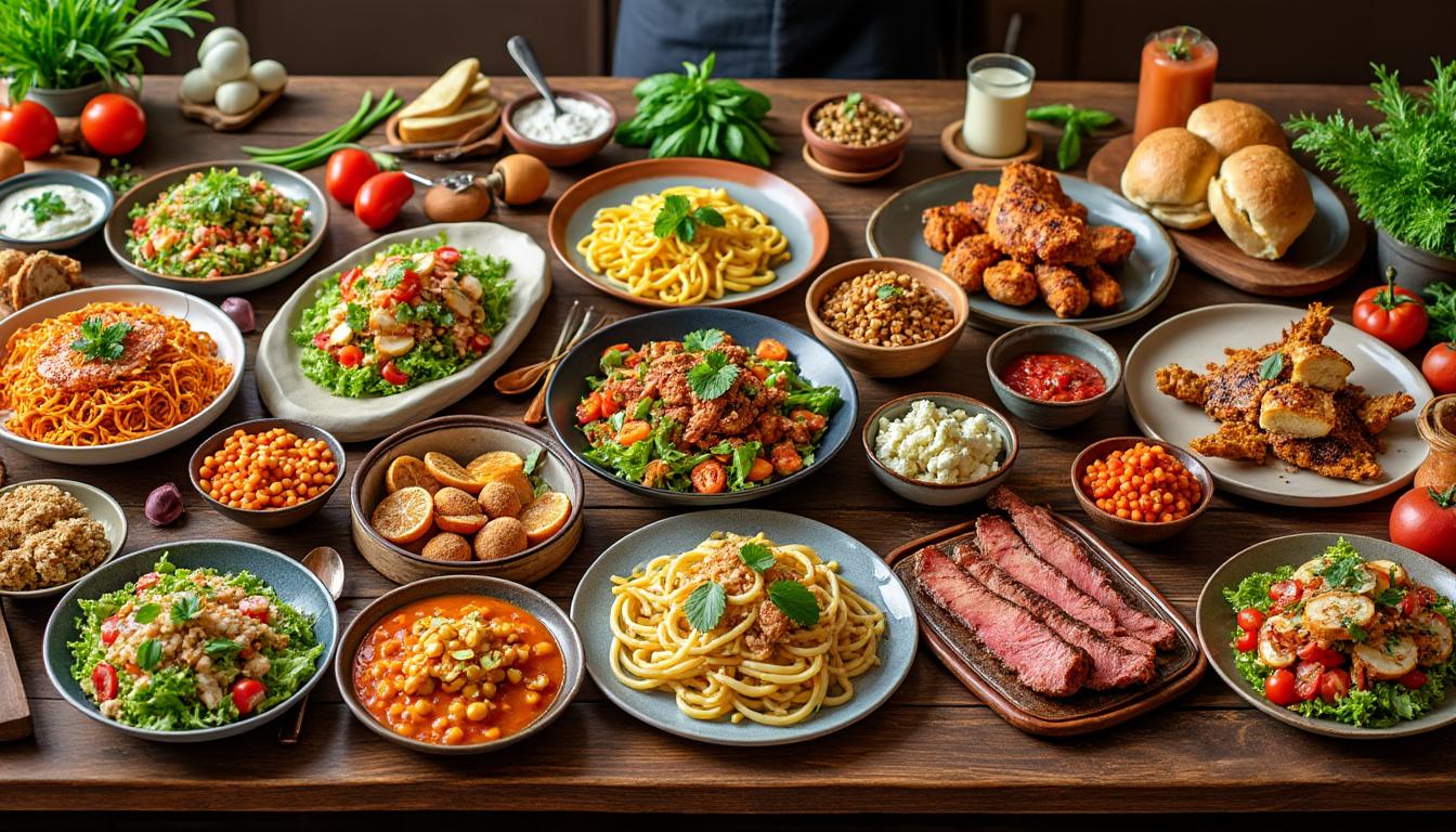 découvrez 20 idées de repas savoureux et faciles à préparer pour ne plus jamais manquer d'inspiration en cuisine.