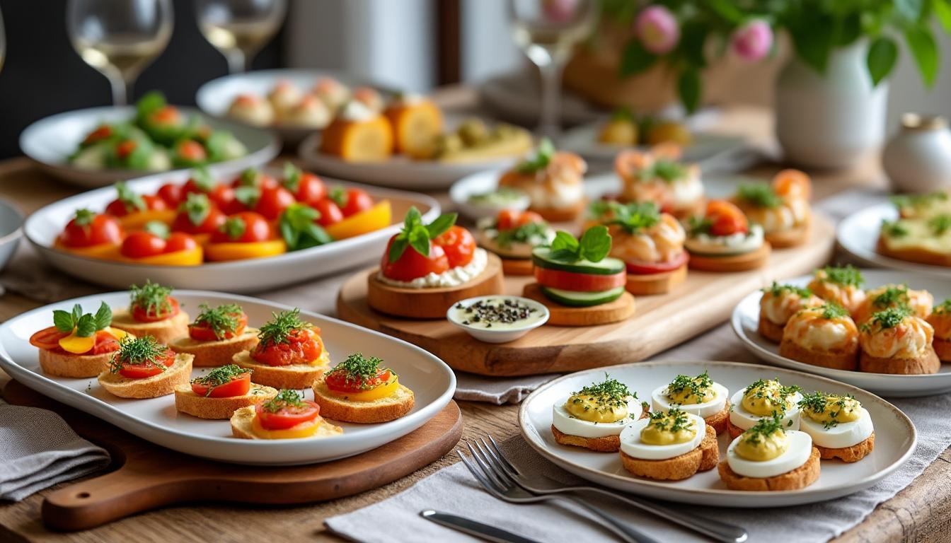 découvrez 10 idées d'entrées simples et bluffantes pour impressionner vos invités à coup sûr lors de vos repas.