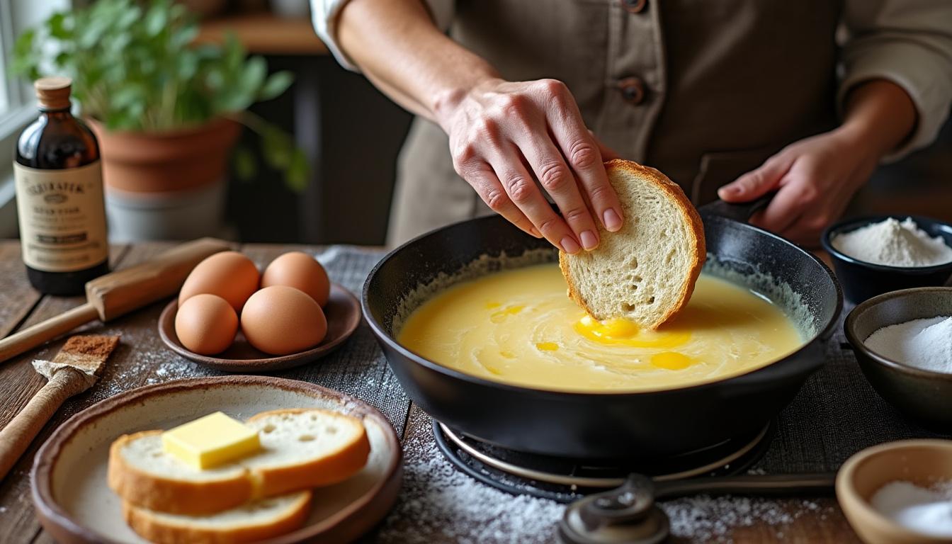 découvrez la véritable recette du pain perdu selon la méthode des grand-mères pour un dessert simple, savoureux et plein de nostalgie.