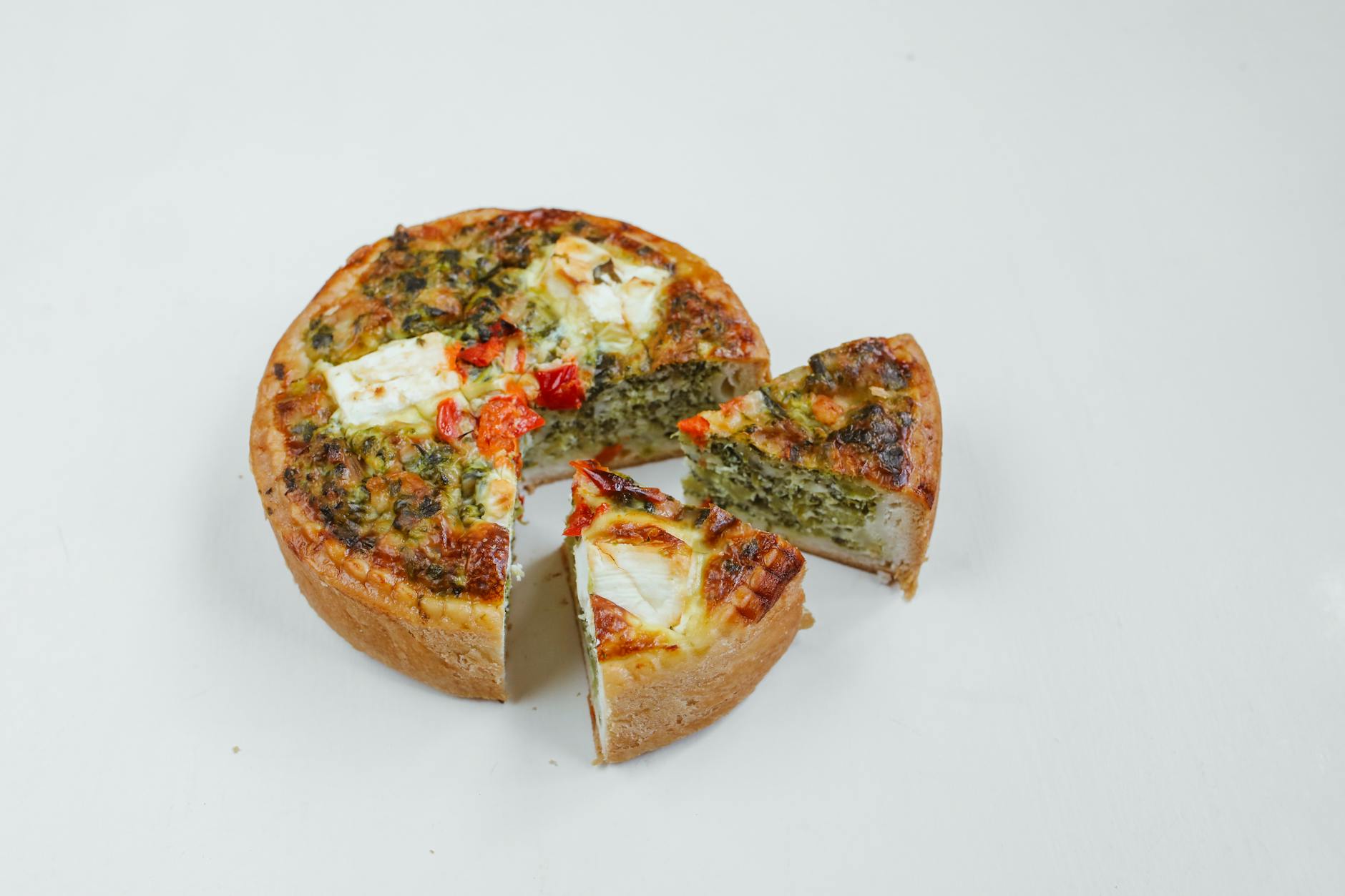 Quiche sans pâte la recette — part de quiche aux légumes