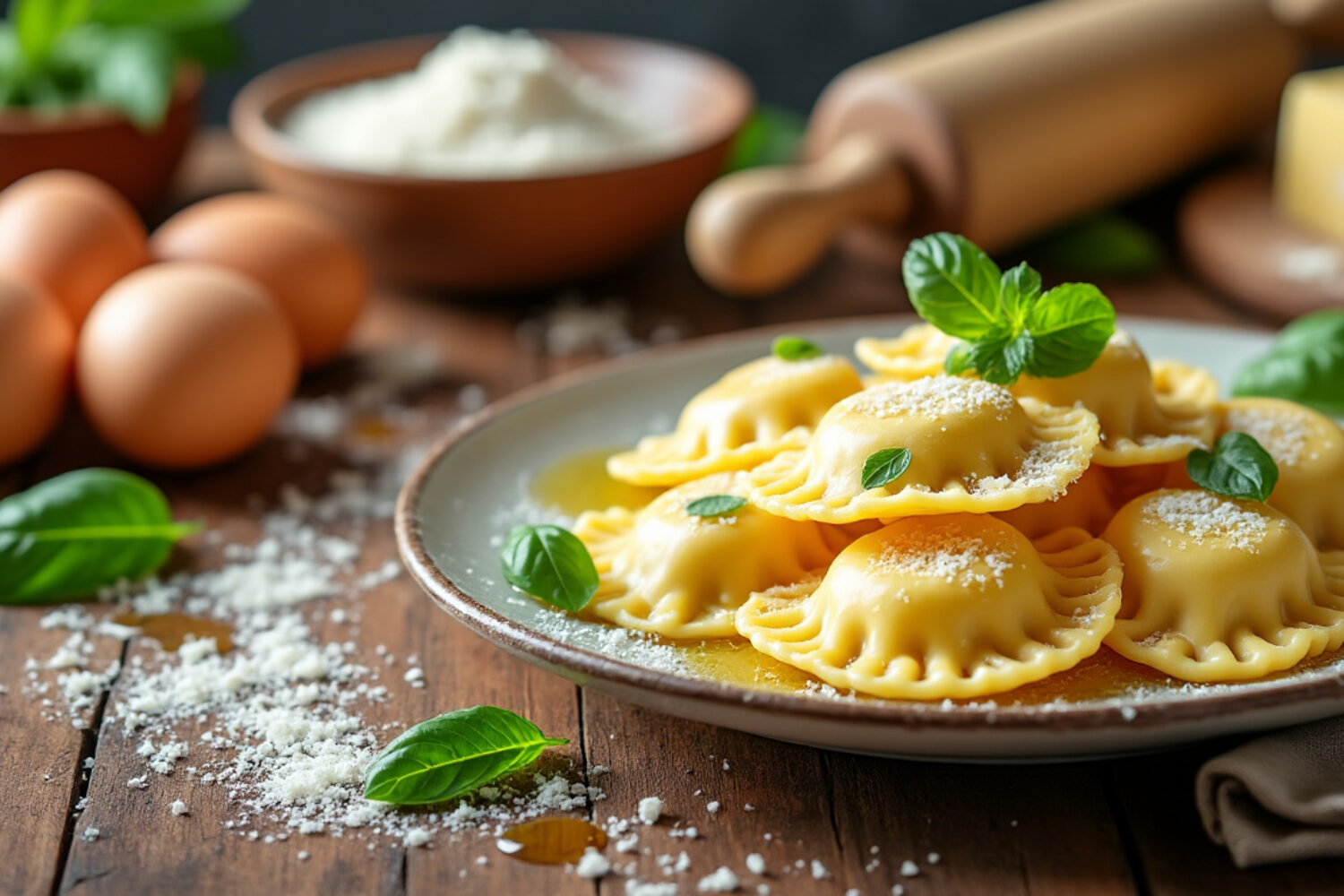 Raviolis au fromage maison : la recette italienne facile