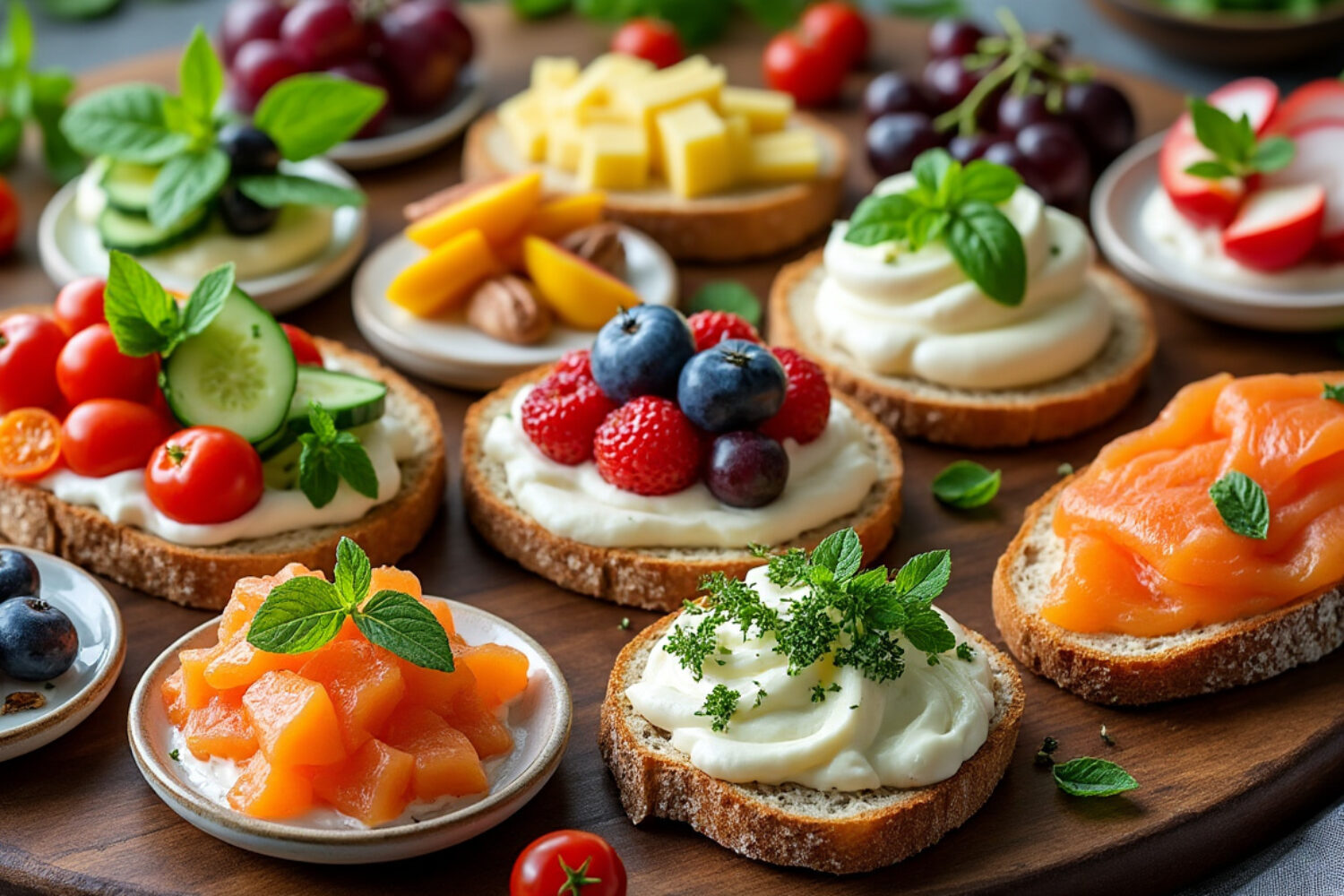 Recettes au fromage frais à tartiner : 12 idées sucrées-salées