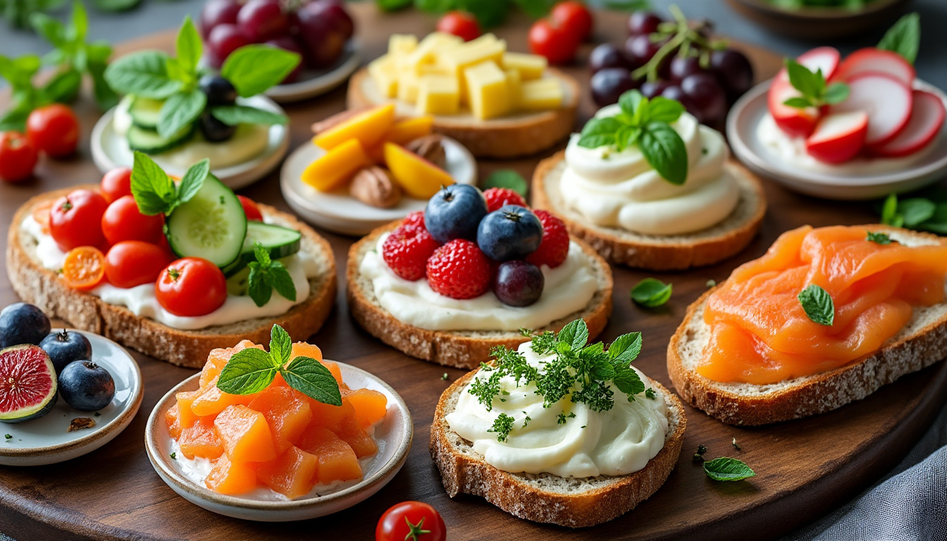 découvrez 12 recettes originales et gourmandes à base de fromage frais à tartiner, alliant saveurs sucrées et salées pour toutes vos envies.