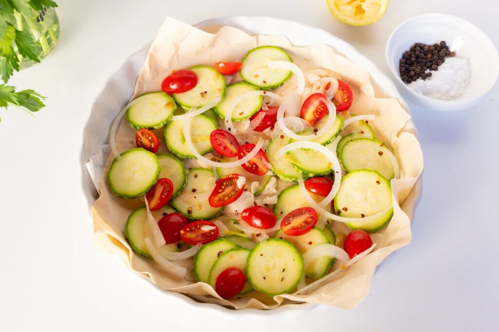 Tarte à la courgette la — tarte à la courgette plat d'été