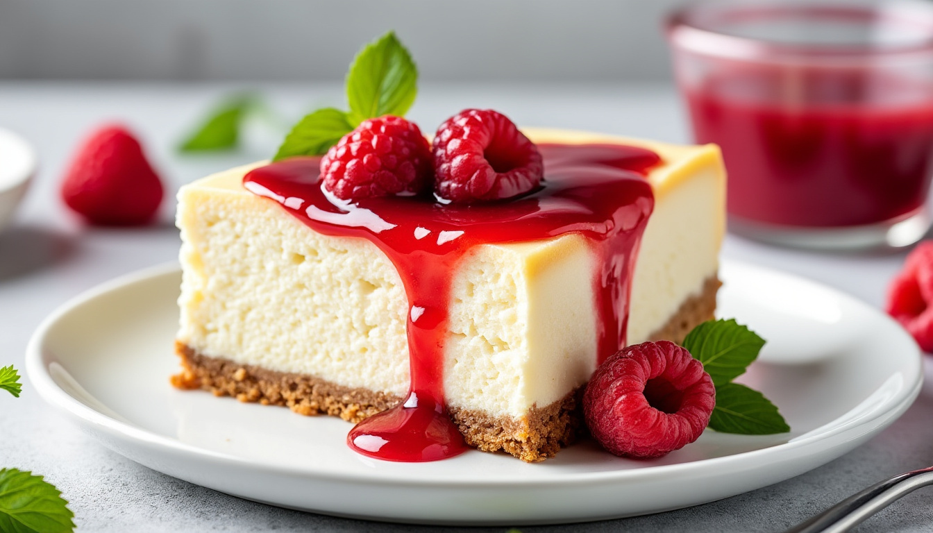 découvrez la recette authentique du cheesecake framboise au philadelphia, un dessert new-yorkais alliant douceur et fraîcheur pour régaler vos papilles.