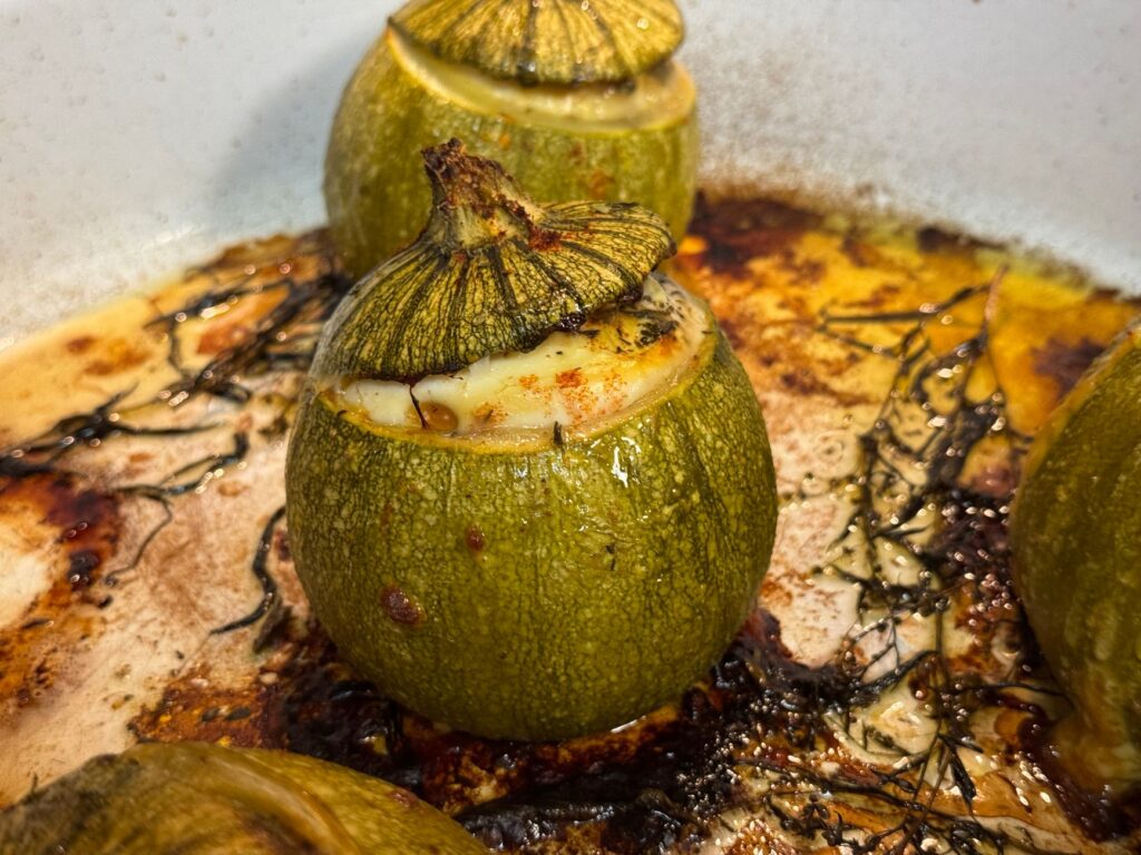 Courgettes à la feta et — plat de courgettes feta miel