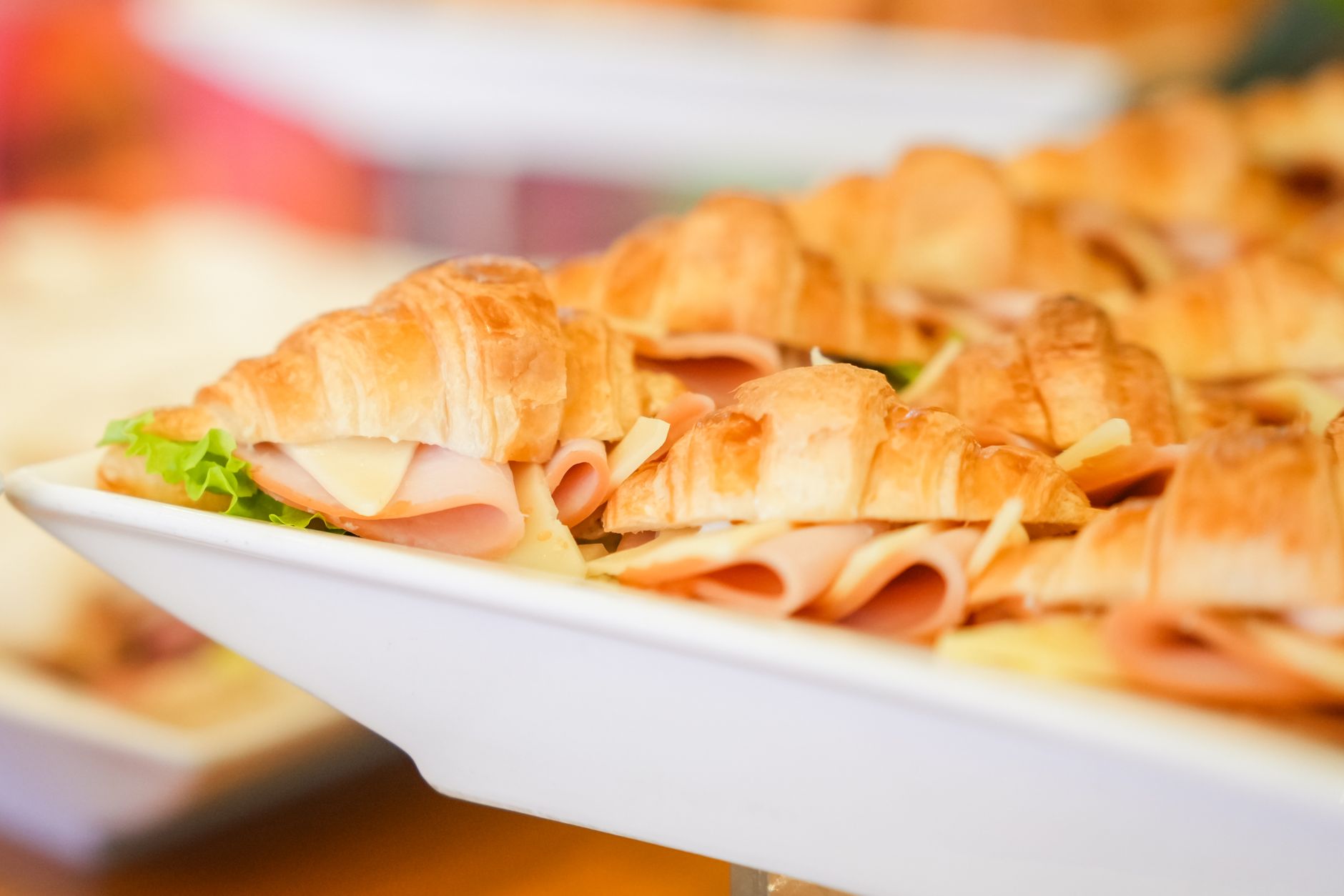 Croissants jambon-fromage en pâte feuilletée — croissants jambon fromage pâte feuilletée