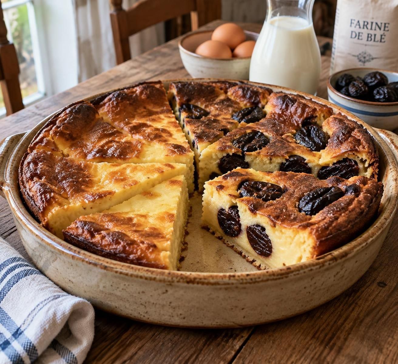 découvrez la recette traditionnelle du far breton du finistère, moelleux et savoureux, à déguster nature ou agrémenté de pruneaux.