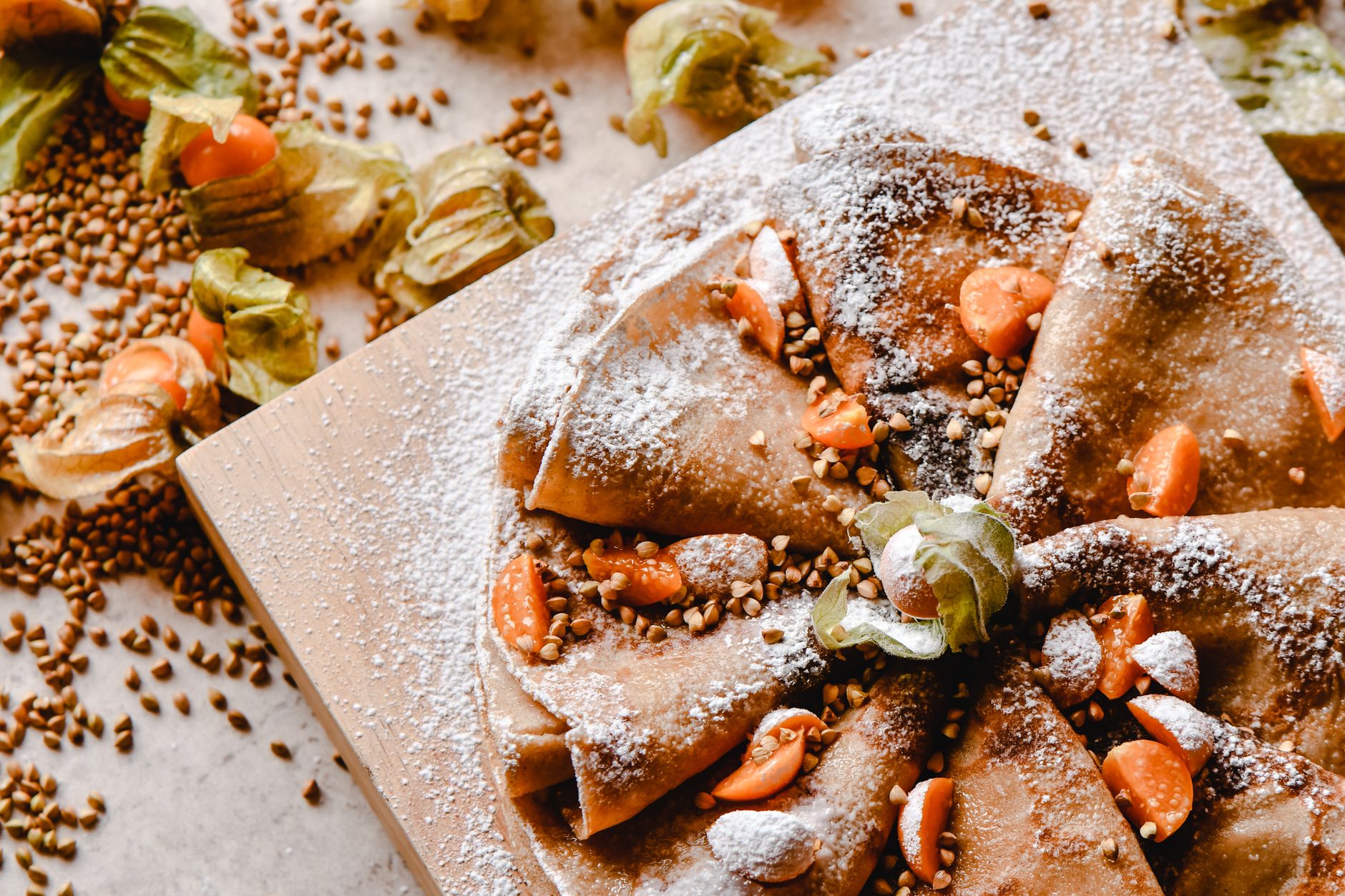 Véritable recette de la galette — galette de sarrasin avec garnitures