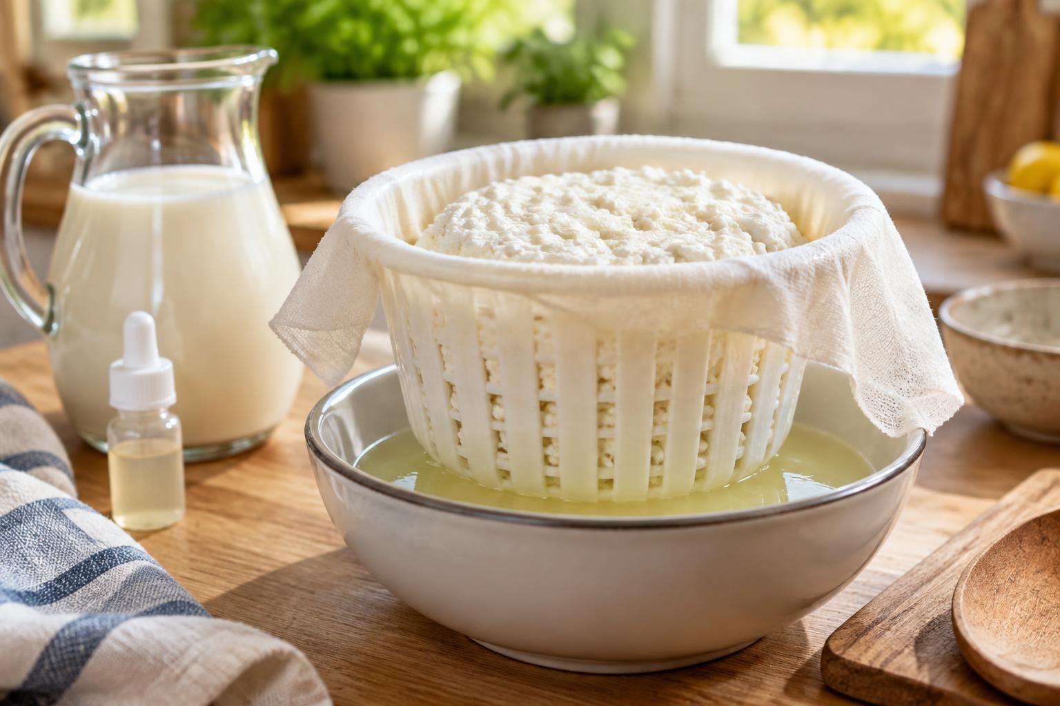 découvrez comment préparer du fromage blanc à la yaourtière avec de la présure ou un ferment lactique, grâce à une recette simple et facile à suivre.