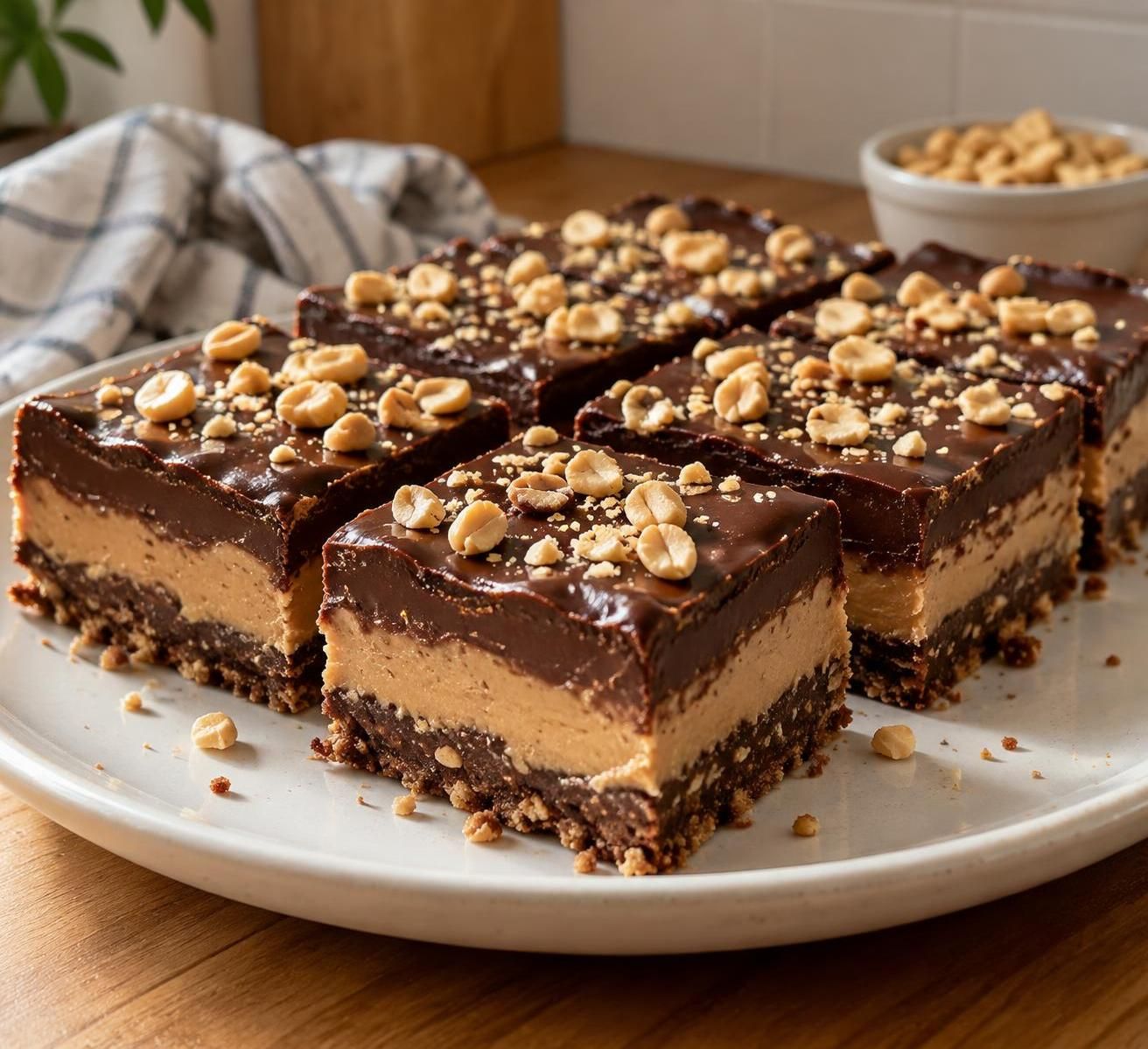 découvrez une recette facile de gâteau cacahuète et chocolat, à préparer sans cuisson ou au four. gourmand, fondant et idéal pour le dessert !