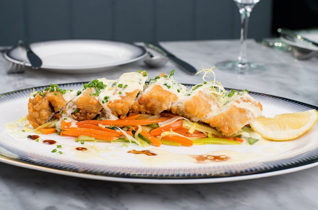 Ris de veau gastronomique la — plat de ris de veau croustillants